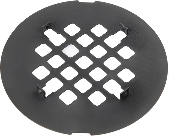 Artiwell 4-1/4” OD Snap-in Shower Drain Cover, Round Shower Drain Strainer Grid - Image 2