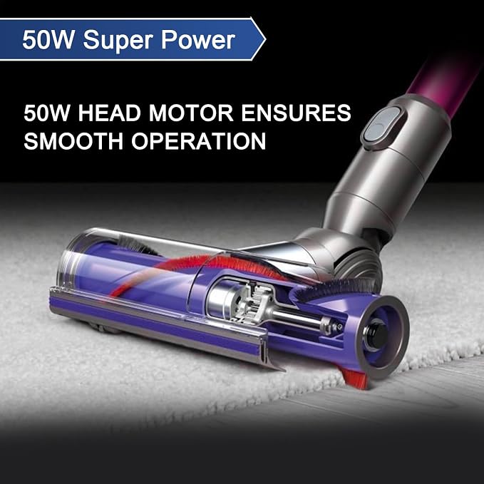 Garbage fighter Vacuum Attachments Quick-Release Motorhead Cleaner - Image 6