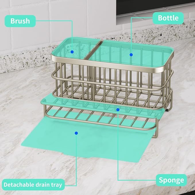 HapiRm Kitchen Sink Caddy Organizer - Image 5