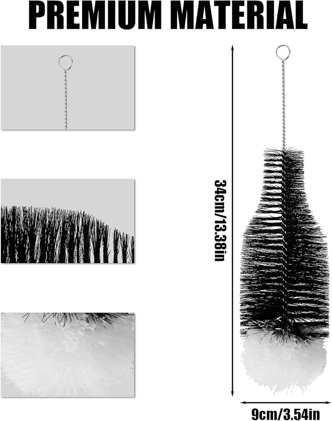 Bottle Brush for Sodastream Bottle, Soda Bottle Cleaning Brush - Image 2