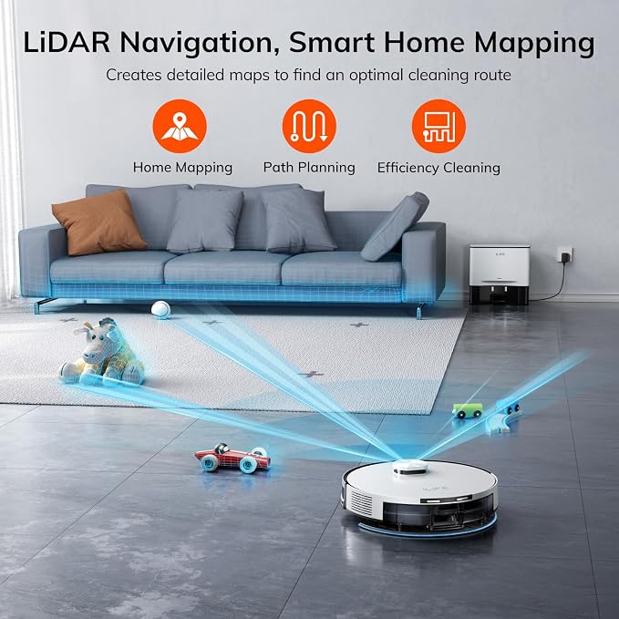 ILIFE A30 Pro Robot Vacuum and Mop, Self Emptying Station - Image 2