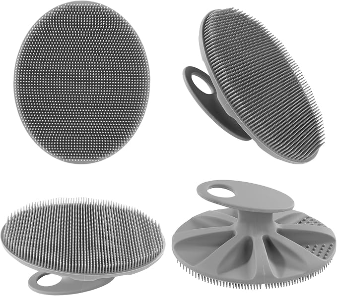 INNERNEED Soft Silicone Body Scrubber Exfoliating Glove Shower Cleansing Brush - Image 8