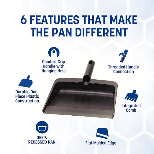 Carlisle FoodService Products Heavy Duty Dust Pan - Image 4