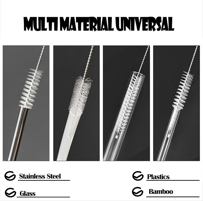 Straw Cleaner Brush Long 10 Inch, Straw Cleaner of Bristles Diameter 10 mm - Image 5