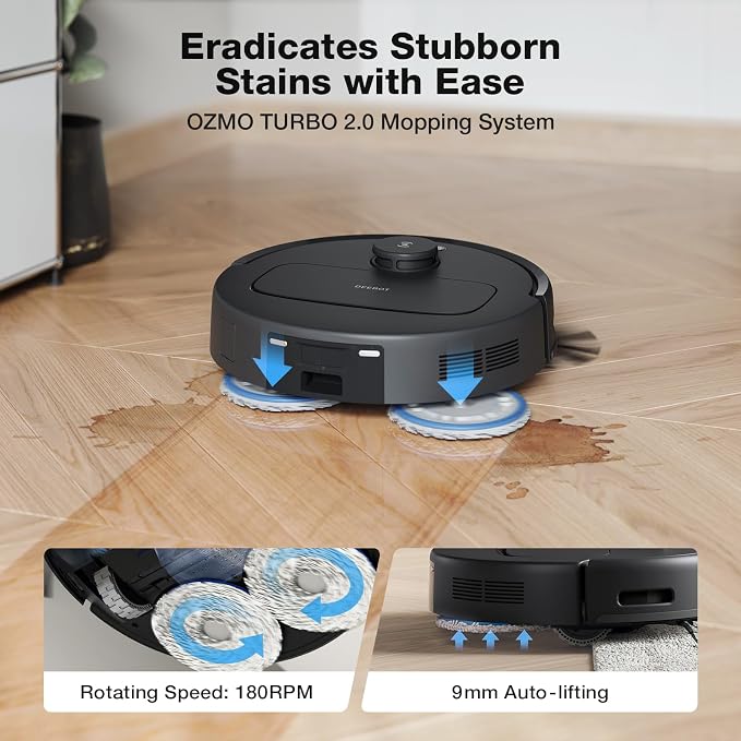 ECOVACS DEEBOT N30 Omni Care Robot Vacuum and Mop, 10000Pa Suction, TruEdge - Image 6