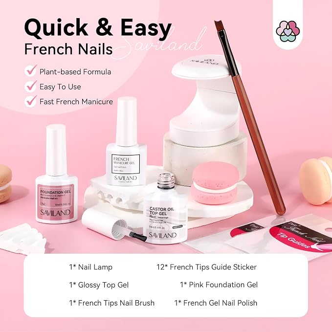 Saviland French Manicure Kit : French Tip Tools - Image 2