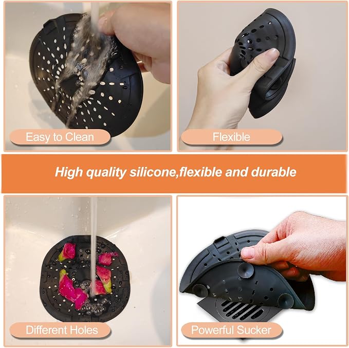 Hair Drain Catcher, Square Drain Cover - Image 4