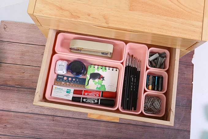 15 PCS Interlocking Desk Drawer Organizer Separator - Image 4
