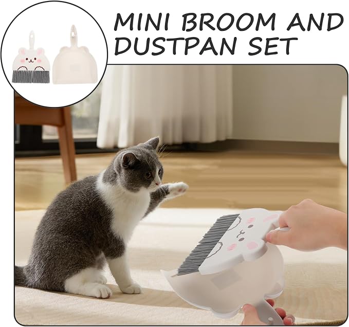 VOSAREA Mini Dustpan and Brush Set - Image 4