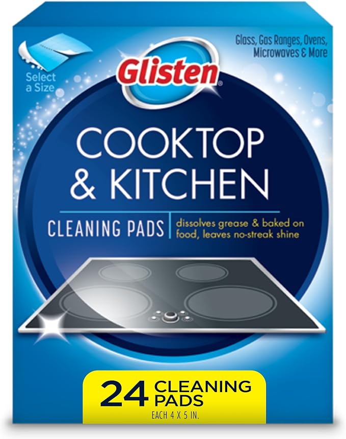 Glisten Cooktop and Kitchen Cleaning Pads by Glisten