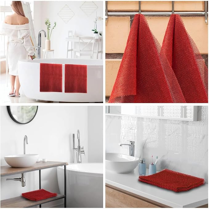 UJFQBH 2 Pieces African Bath Sponge African Net Long Net Bath Sponge - Image 8