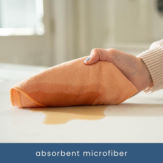 S&T INC. 50 Pack Microfiber Cleaning Cloth, Bulk Towels - Image 2