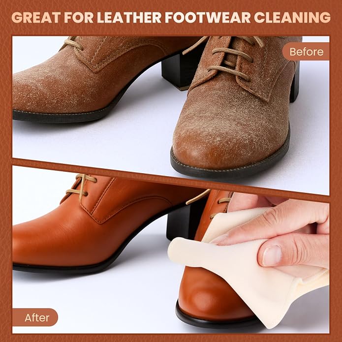 10 Pcs Shine Shoes Cloth Kit Polish Dauber Applicators Cleaning Leather Shoes - Image 4