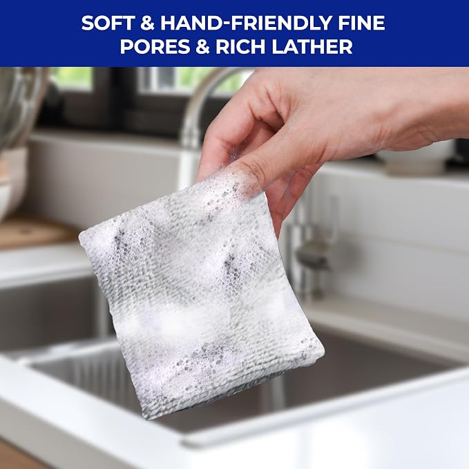 12PCS Non-Scratch Multipurpose Steel Wire Dishcloths - Image 6