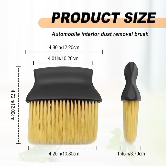 Car Detailing Brush with Ultra Soft Bristles Automotive Interior Cleaning and - Image 2