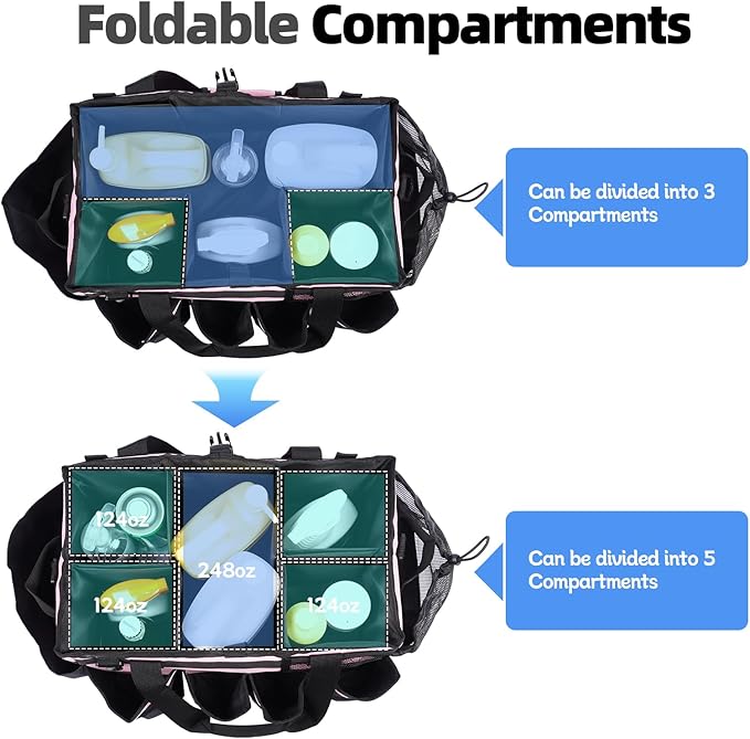 Large Cleaning Caddy, Professional Wearable Supplies Bag - Image 2