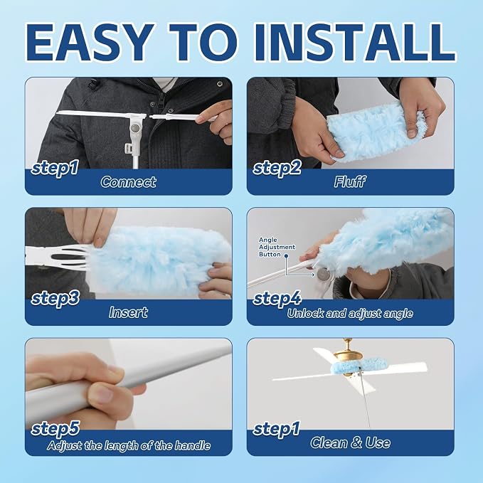 6 ft Duster Extended Handle - Image 7