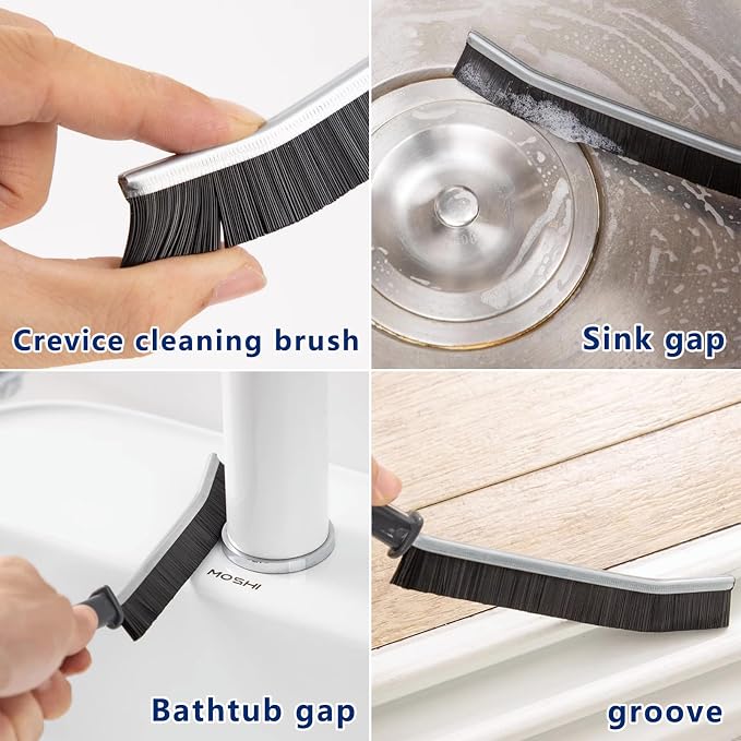 10Pcs Crevice Cleaning Tools, Household Cleaning Brush，Hard Bristle Brushes - Image 2