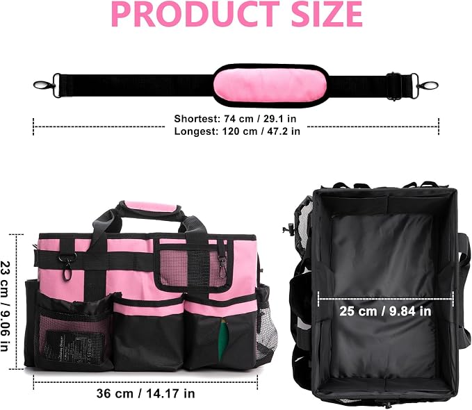 Large Cleaning Caddy Bags, Cleaning Supplies Organizer - Image 6
