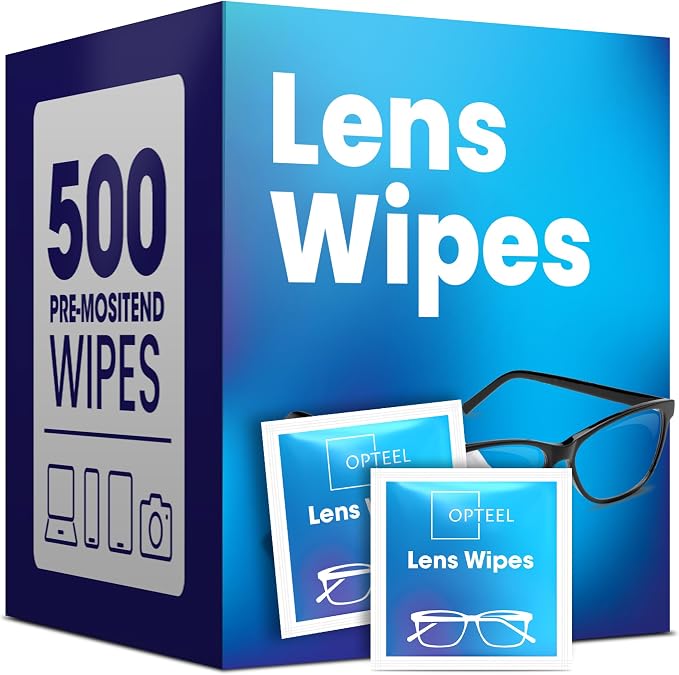 Lens Wipes for Eyeglasses by OPTEEL
