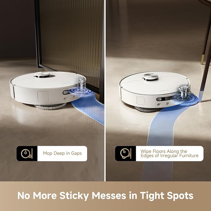 DREAME L40s Ultra AE Robot Vacuum and Mop Combo, 000Pa Suction, Self Emptying - Image 4