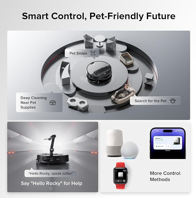 roborock Saros Z70 Robot Vacuum and Mop, OmniGrip Arm, AI-Powered, 000Pa Suction - Image 9