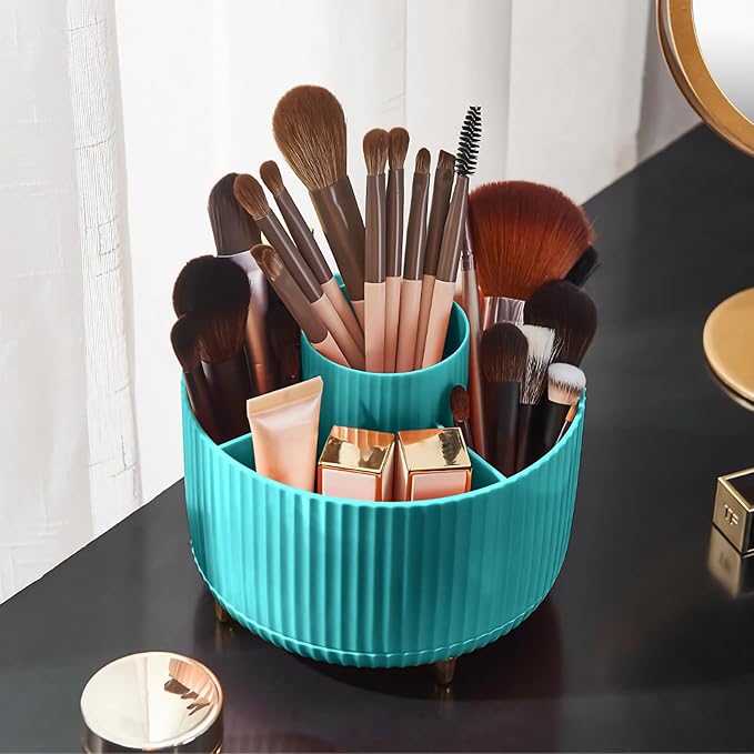 Diesisa 360 Rotating Makeup Brush Organizer by Home