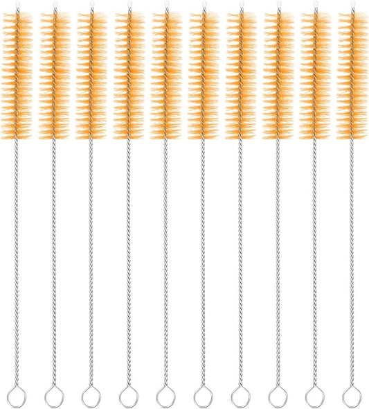 uxcell 10Pcs Drinking Straw Cleaning Brushes, Sippy Cup, Bottle and Tube by uxcell