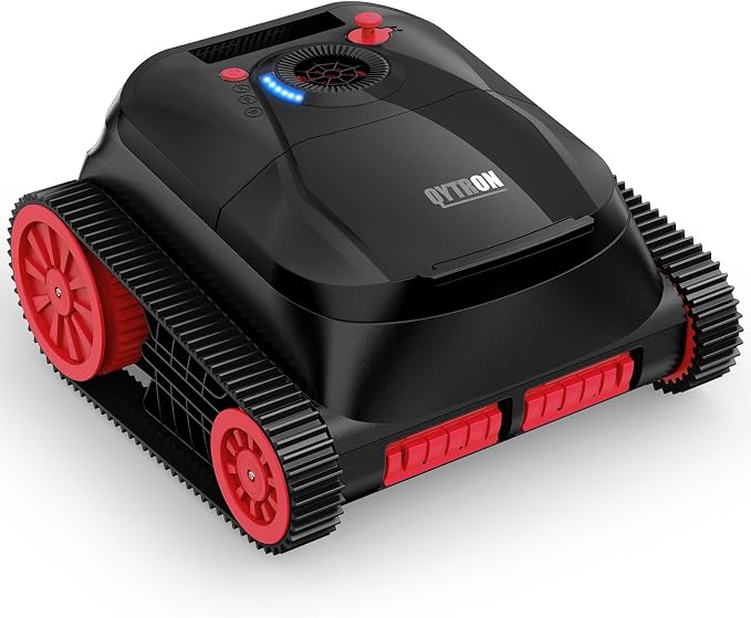 NIXBOT QP5 Robotic Pool Cleaner, Cordless Pool Vacuum by QYTRONROBOTSLLC