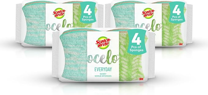 Scotch-Brite ocelo Non-Scratch Scrub Sponges, Scratch-Free by Scotch-Brite