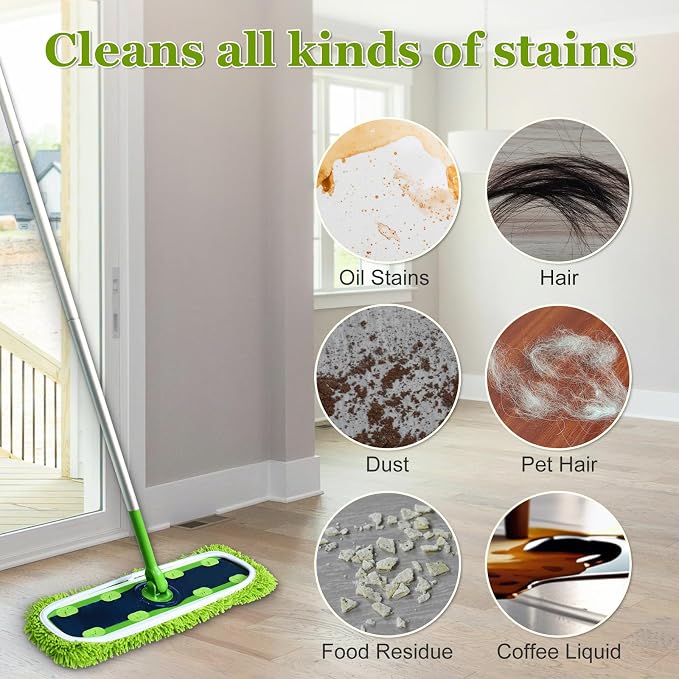 XL Mop Pads Compatible with Swiffer XL Sweeper, X-Large Dry Sweeping Cloths - Image 3