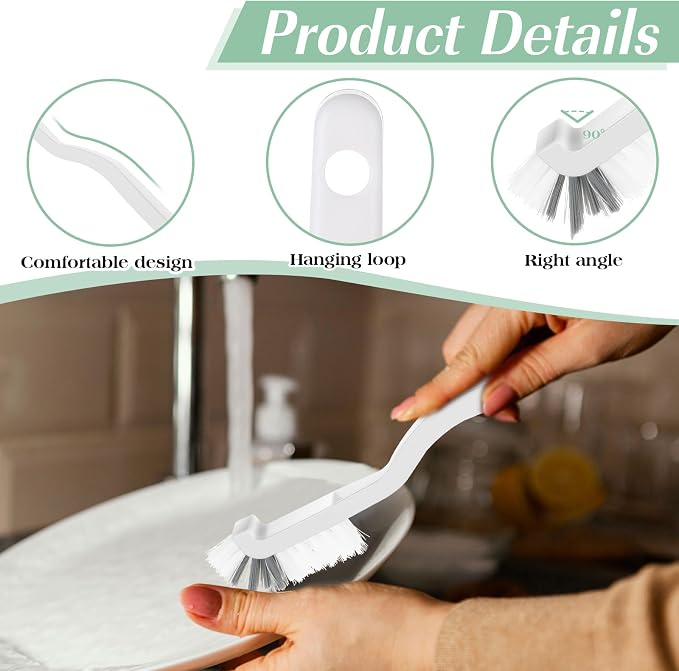 2Pcs Small Scrub Brushes, Kitchen Scrub Brush - Image 3