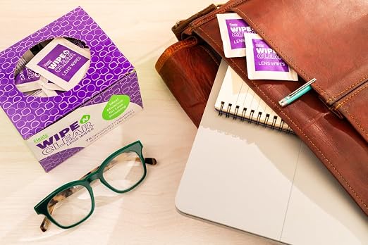 Flents Wipe ’N Clear Biodegradable Lens Wipes, and Lenses, Anti-Streak - Image 6