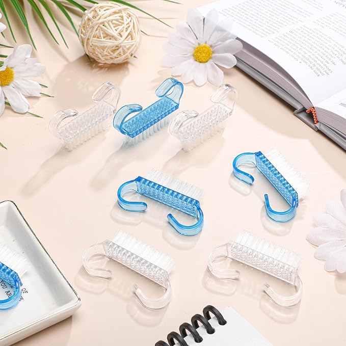 Bokon 400 Pcs Handle Grip Nail Brush Bulk Fingernail Scrub Brush - Image 6