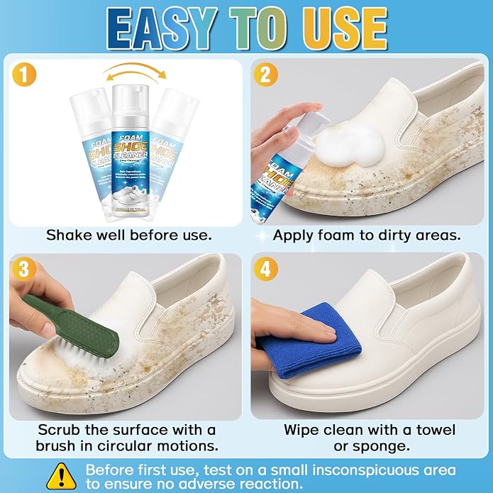 Shoe Cleaner, Deep Cleaning Sole Sneaker Cleaner, Shoe Cleaning Kit - Image 7