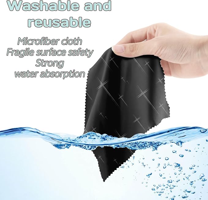6 PCS Glasses Cleaning Cloth Eyeglass Lens Microfiber Cleaning Cloth Reusable - Image 6