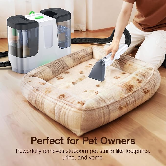 LABIGO Upholstery & Couch Cleaner Machine, 18Kpa Portable Carpet Cleaner Machine - Image 4