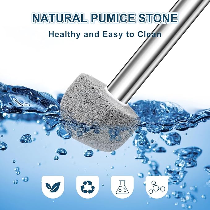Pumice Stone Toilet Bowl Cleaner, 16.7Inch Toilet Pumice Stone - Image 2