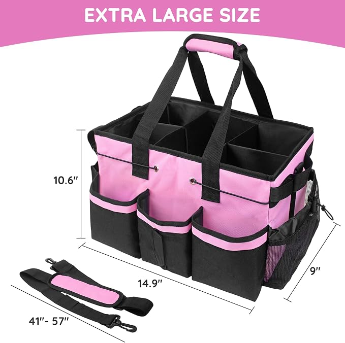 ZKOO Large Cleaning Caddy Bag - Image 4