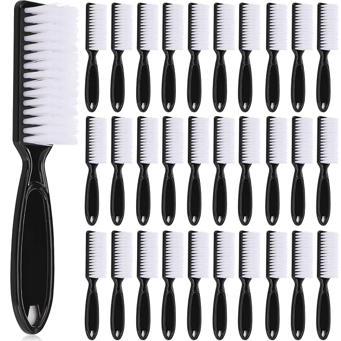 Patelai 30 Pcs Nail Scrubber Brushes Bulk Handle Grip Manicure Brushes by Patelai