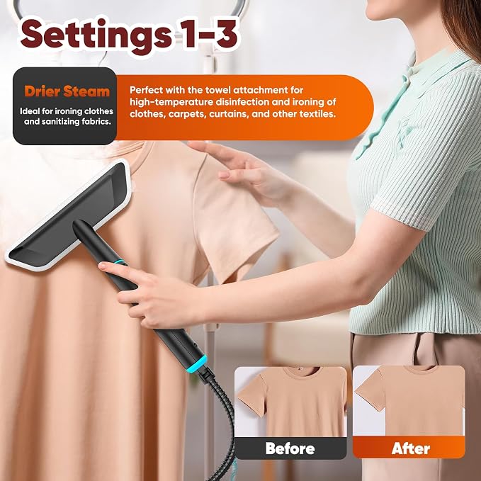 Steam Cleaner, 2500W Home Handheld Grout Steam Cleaning Machine - Image 6
