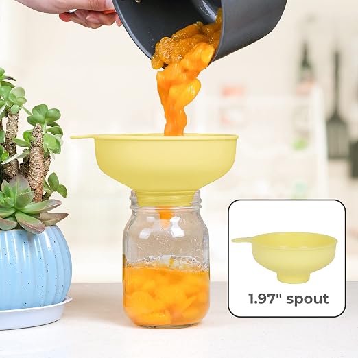 Wide Mouth Kitchen Funnel, Food Grade Plastic Cooking Canning Funnel - Image 8