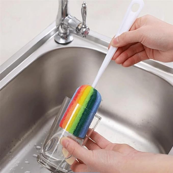 3PCS Cleaning Bottle Sponge Brush - Image 4