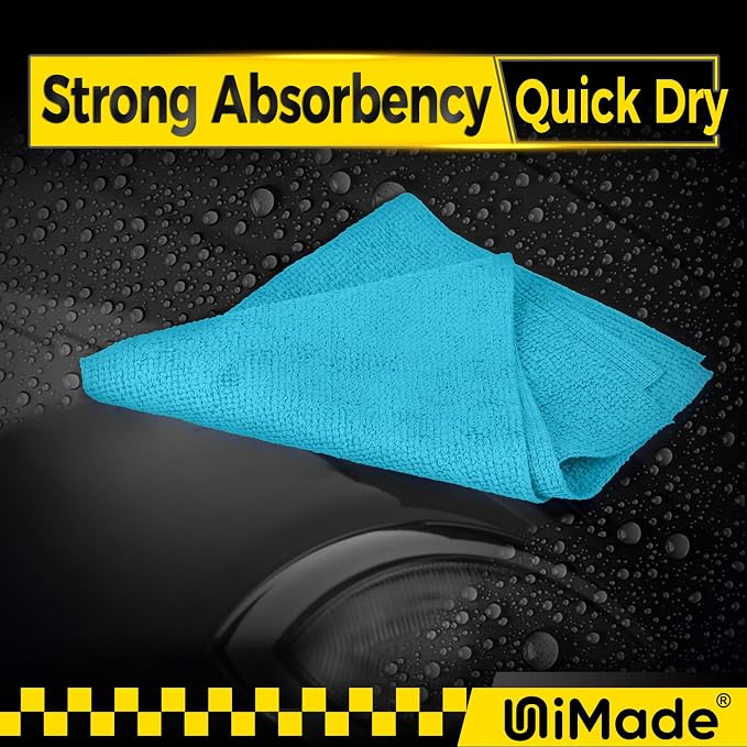 Microfiber Cleaning Cloth, 100PK Commercial Grade Work Rags Microfiber Towels - Image 5