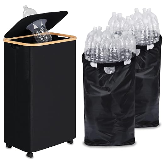 Recycling Bin for Kitchen, Indoor Home Recycle Bins by iEGrow