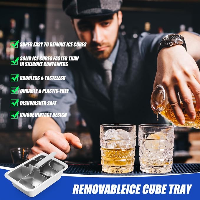 Professional Ice Cube Trays Stainless Steel - Image 5