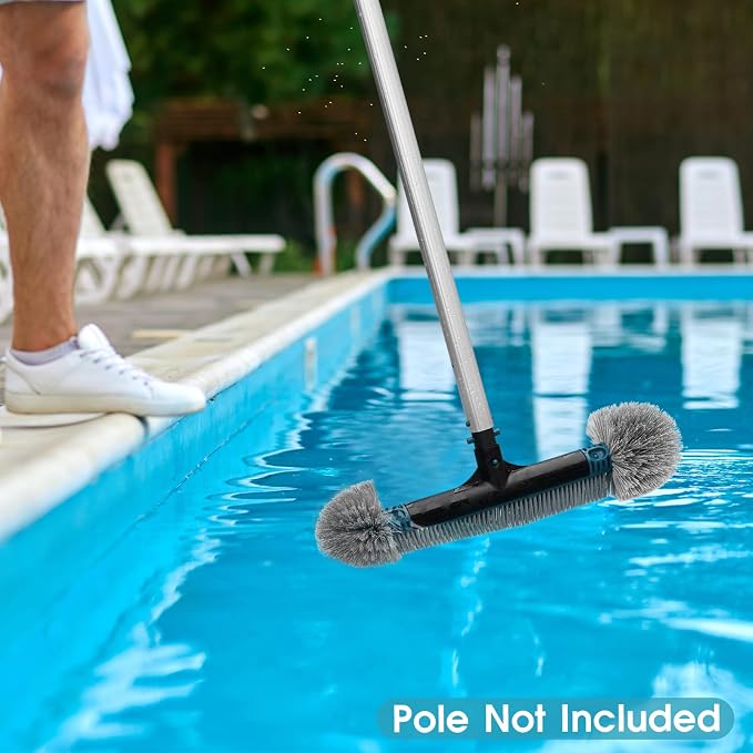 20'' Pool Brush Head, Detachable Pool Cleaning Brush - Image 9