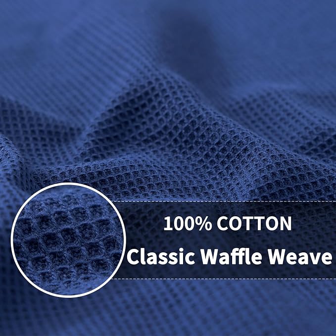 Homaxy 100% Cotton Waffle Weave Dish Cloths - Image 2