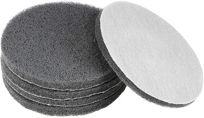 uxcell 5 Inch 800 Grit Drill Power Brush Tile Scrubber Scouring Pads Cleaning by uxcell