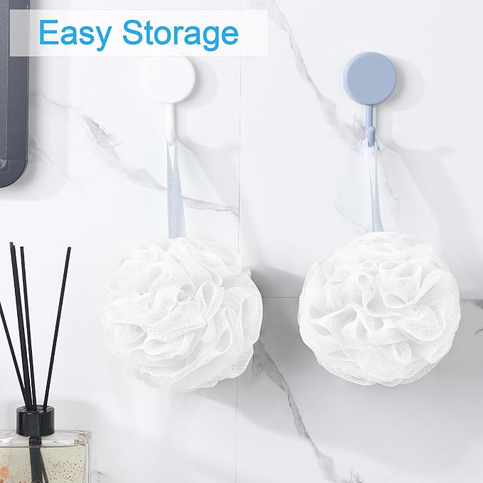 AmazerBath Loofah Sponge 60g/Piece, Exfoliating Bath Sponge Body Scrubber - Image 6